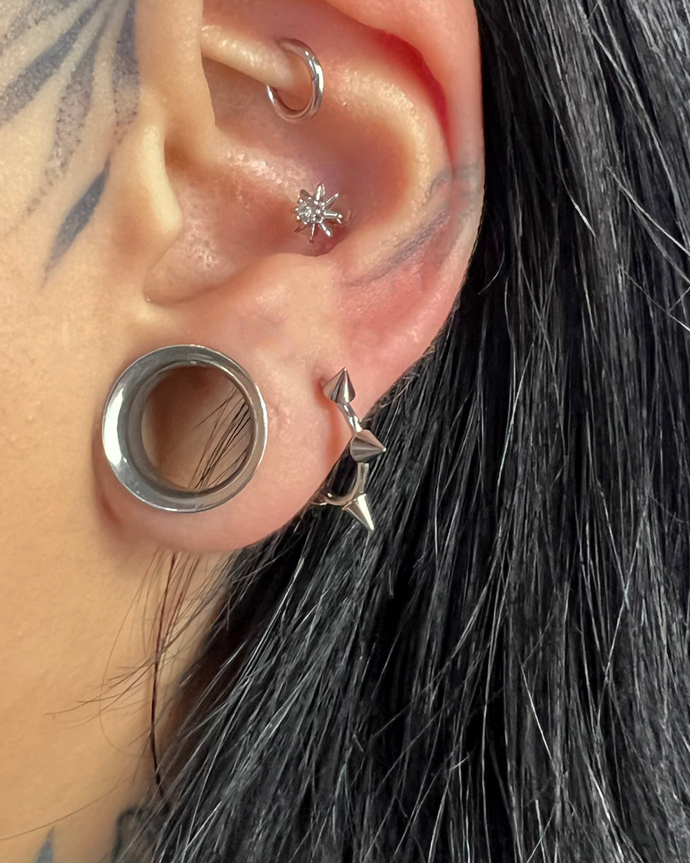 Multi Spike Earring Studs
