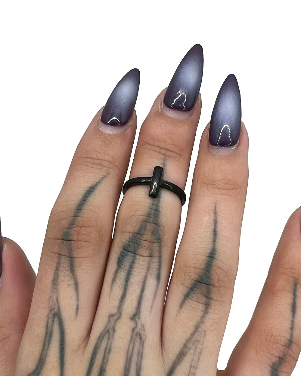 Black Cross Continuous Ring