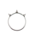 Multi Spike Ring Silver