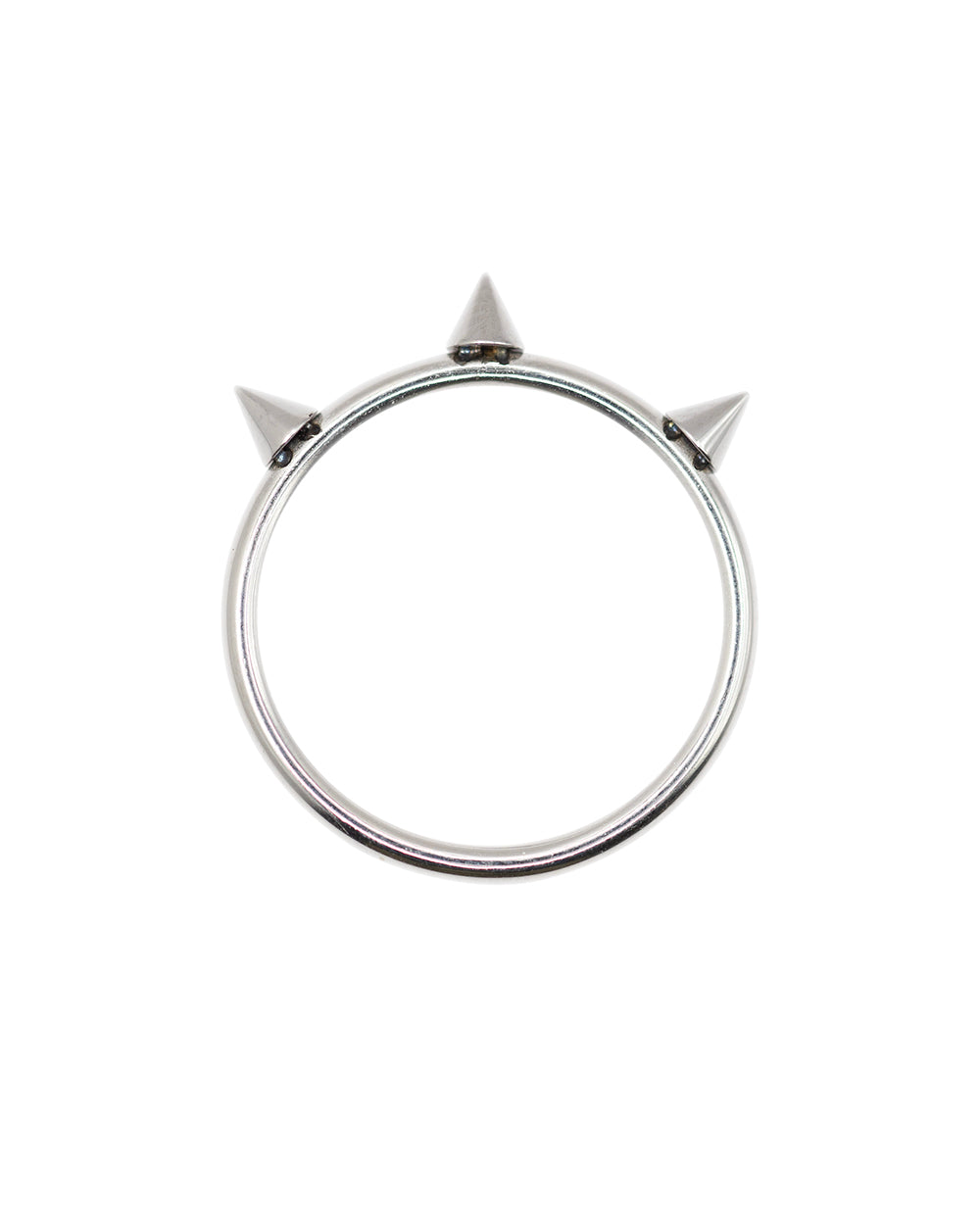 Multi Spike Ring Silver