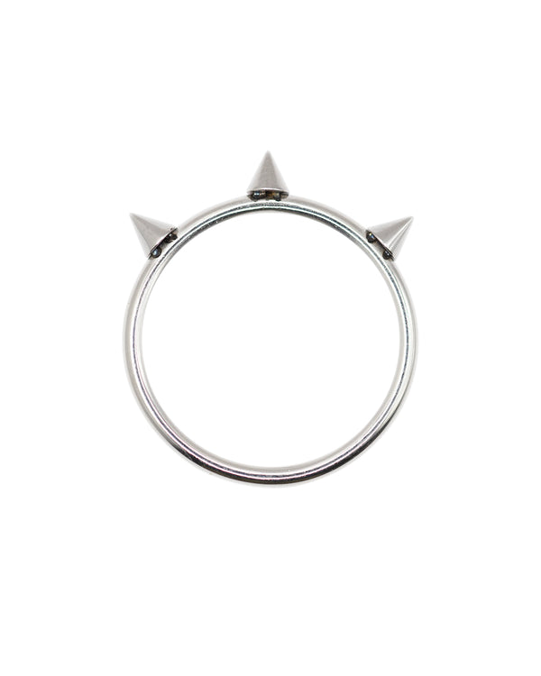 Multi Spike Ring Silver