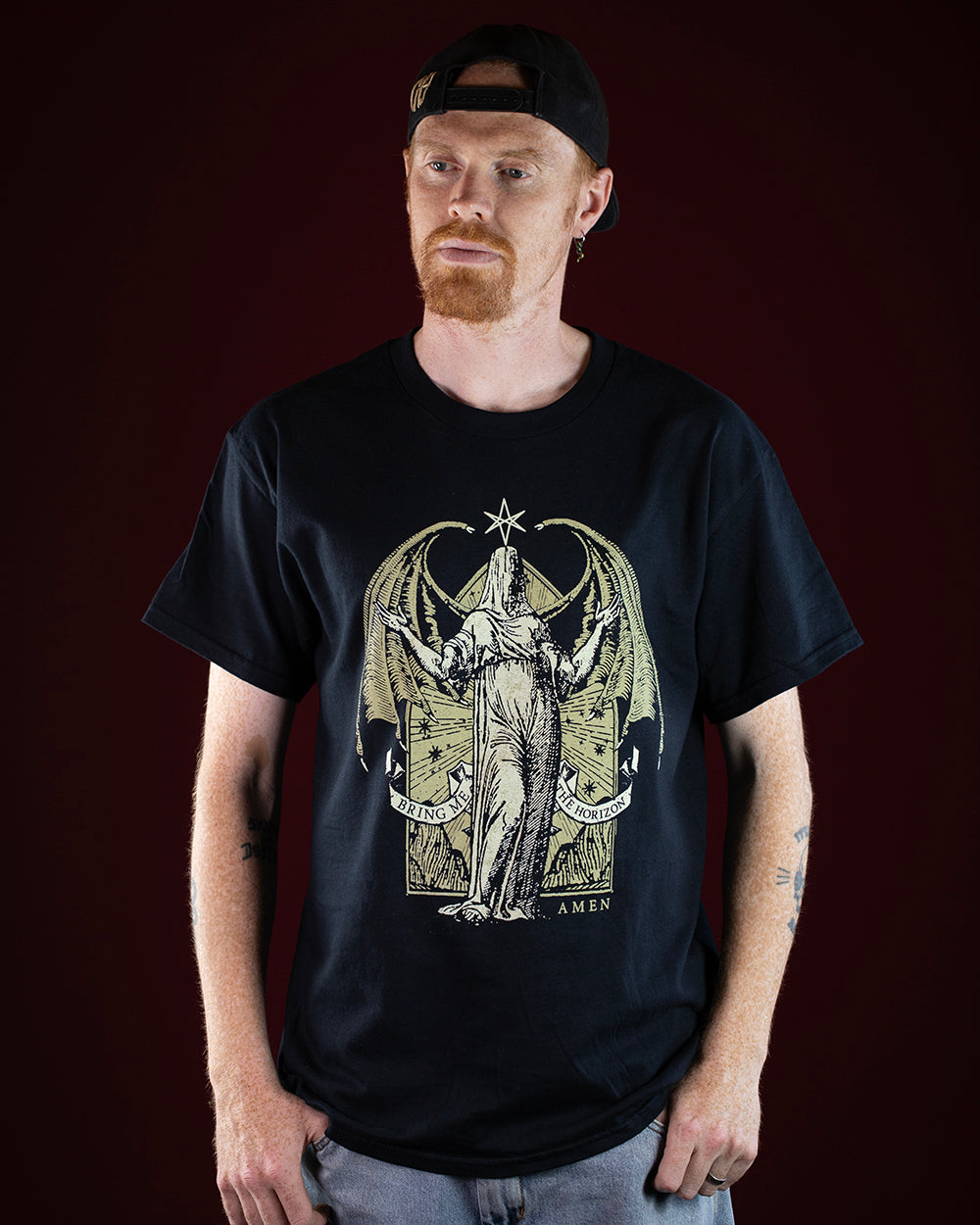 Bring Me The Horizon Angel Amen T-Shirt (Licensed Merchandise)