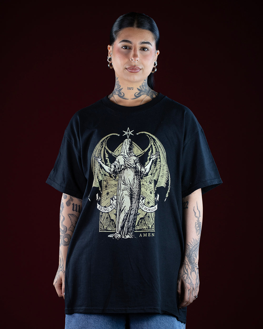 Bring Me The Horizon Angel Amen T-Shirt (Licensed Merchandise)