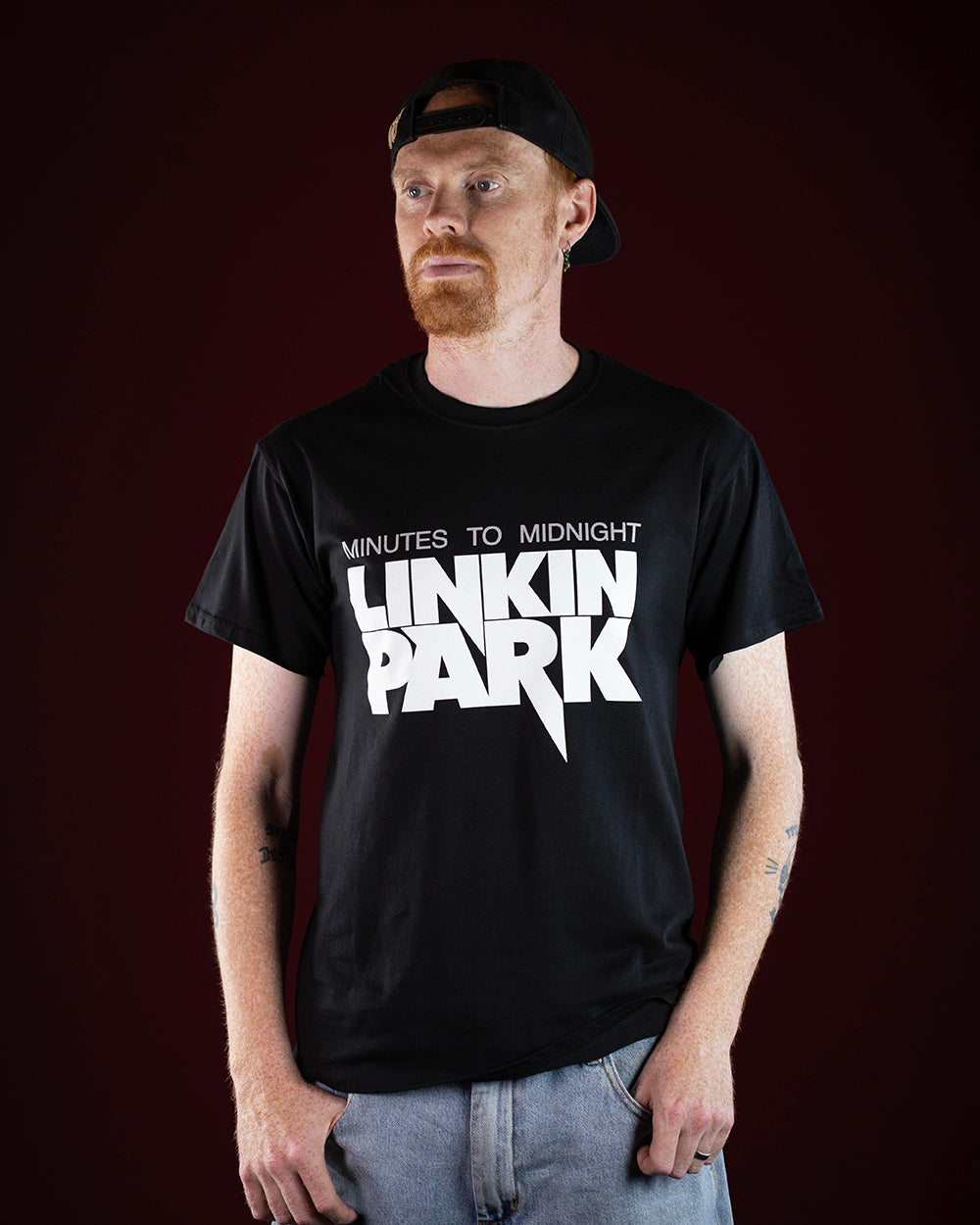 Linkin Park Minutes to Midnight Black T-Shirt (Licensed Merchandise)