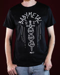 Babymetal Skull Sword Black T-Shirt (Licensed Merchandise)