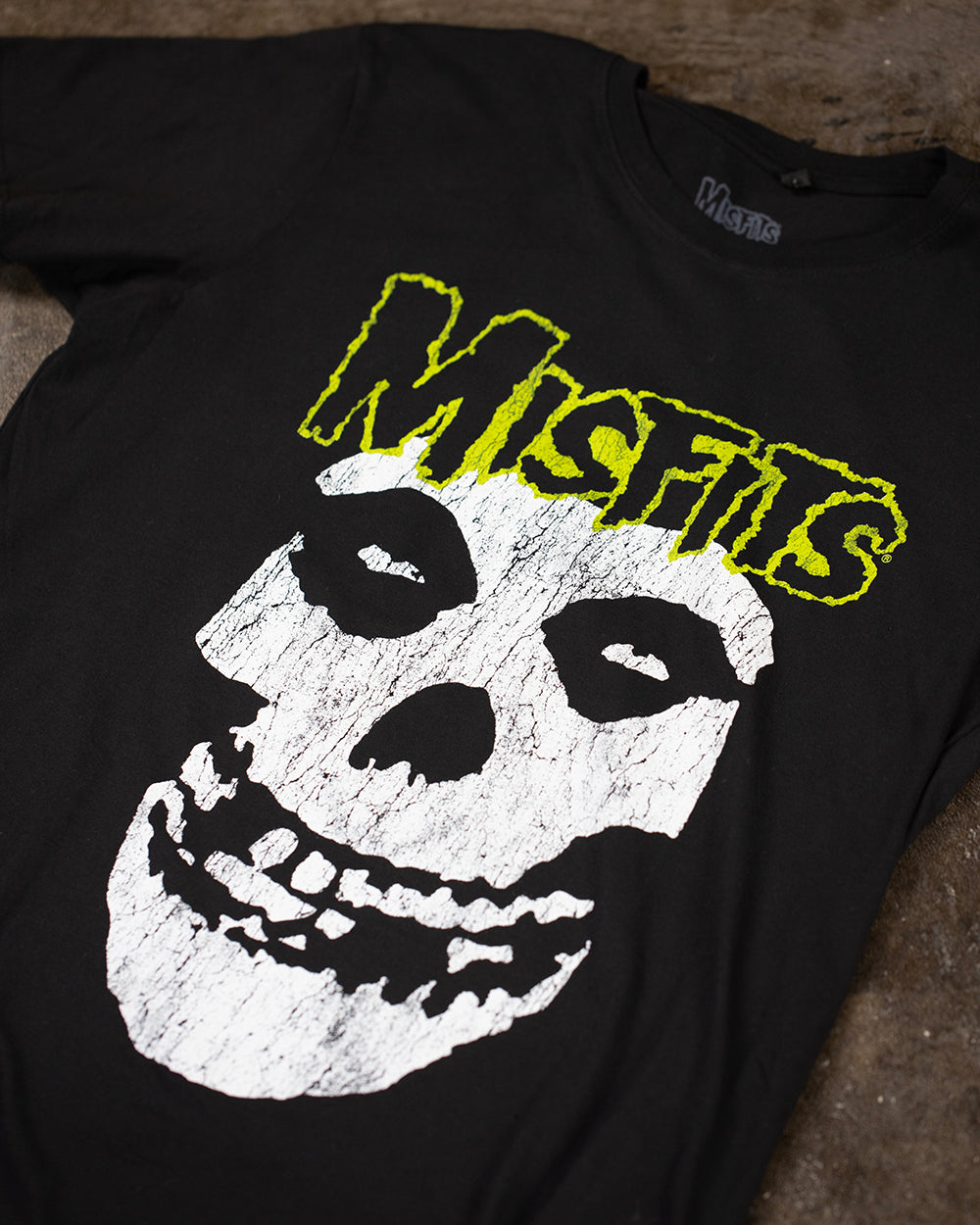 Misfits Classic Vintage Black T-Shirt (Licensed Merchandise)