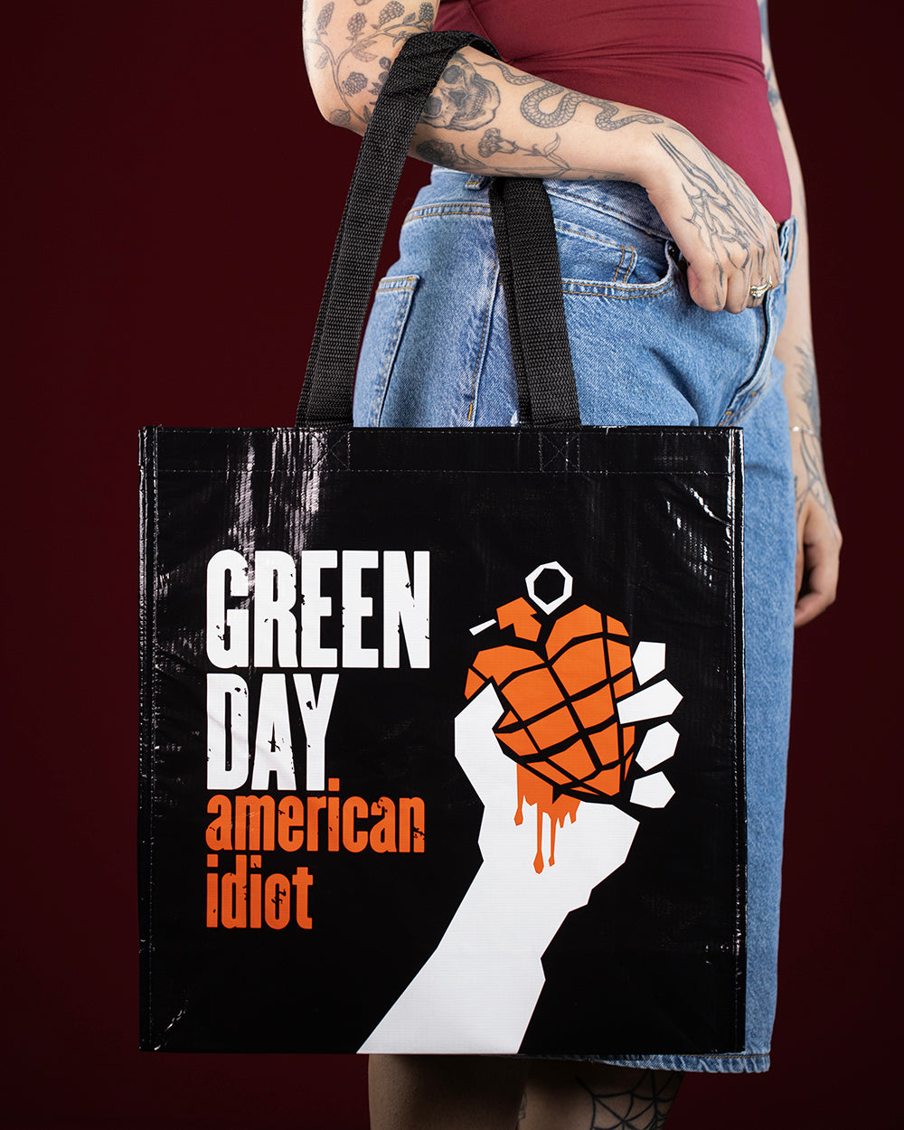 Green Day Black Tote Bag (Licensed Merchandise)