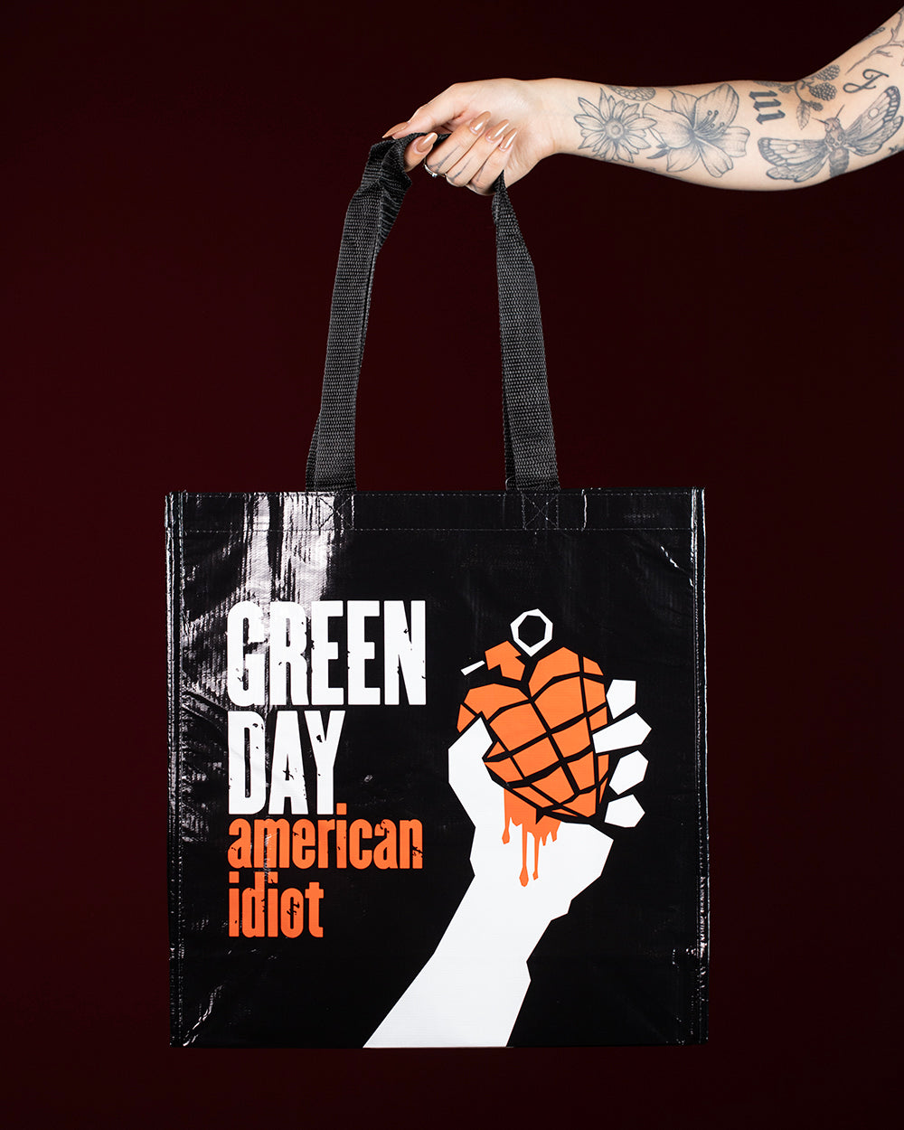 Green Day Black Tote Bag (Licensed Merchandise)