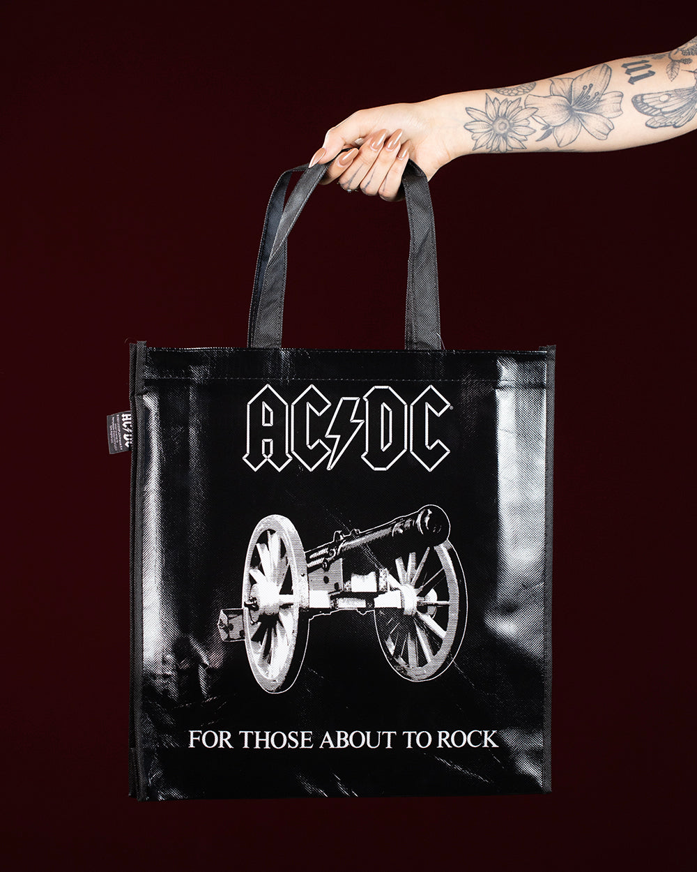 AC/DC Black Tote Bag (Licensed Merchandise)