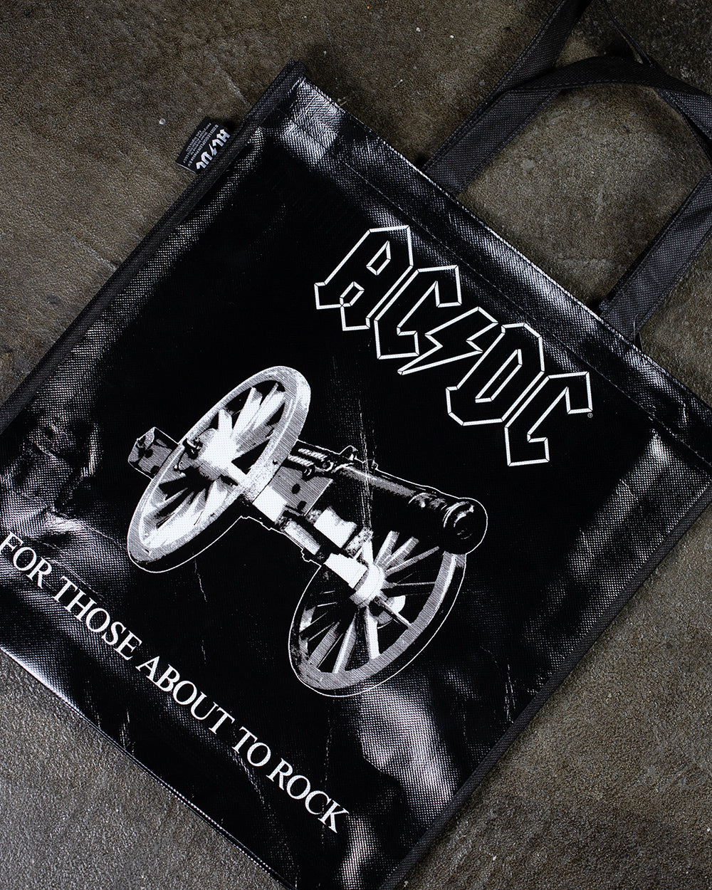 AC/DC Black Tote Bag (Licensed Merchandise)