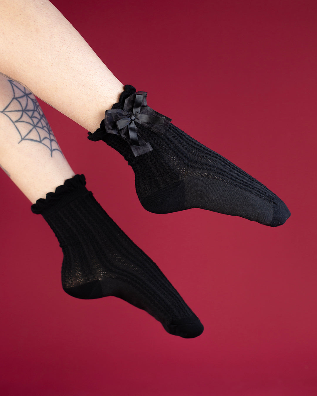 Sweet Vengeance Bow Socks