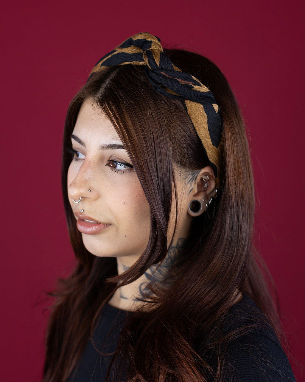 Sweet Vengeance Brown Leopard Multi-Use Scarf/Wrap