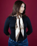 Sweet Vengeance Silk Leopard Multi-Use Scarf/Wrap