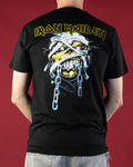 Iron Maiden Powerslave Head & Logo T-Shirt Black (Licensed Merch)