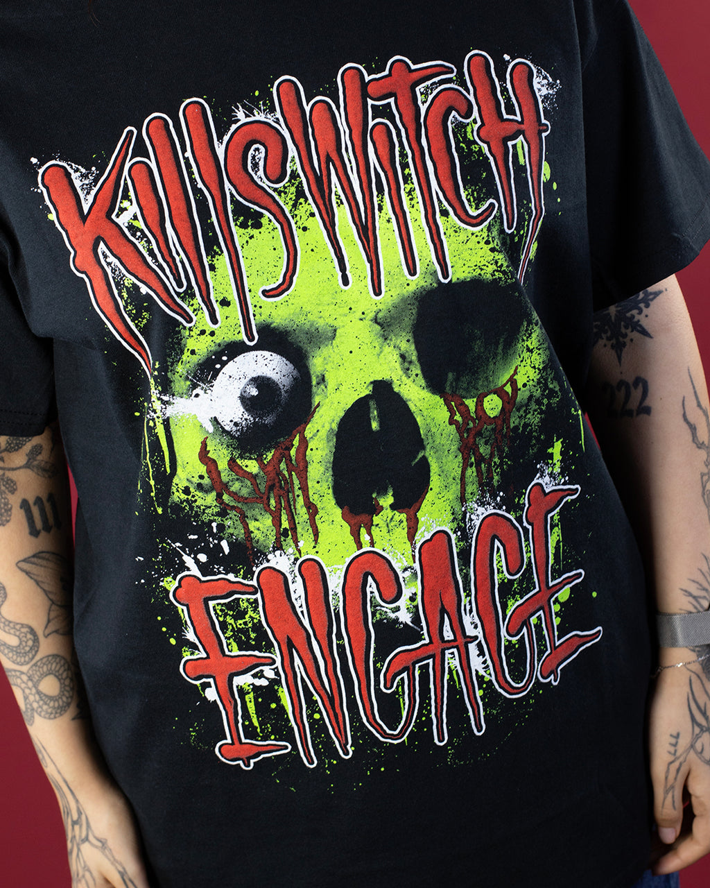 Killswitch Engage Skullyton T-Shirt Black (Licensed Merch)