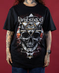Lamb Of God All Seeing Red T-Shirt Black (Licensed Merch)