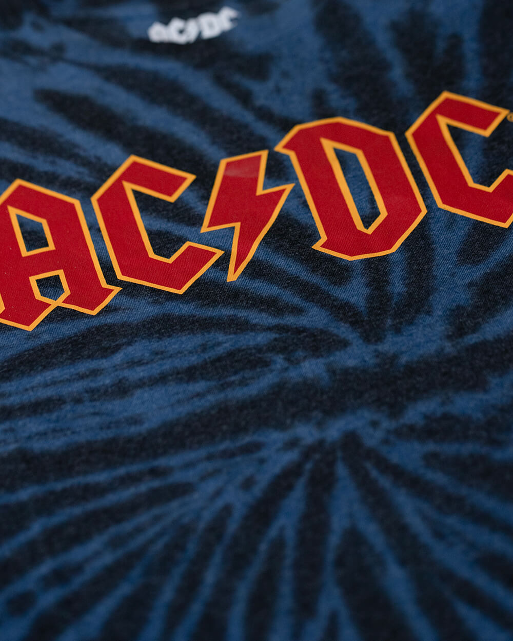 AC/DC Tie Dye Logo T-Shirt (Licensed Merch)