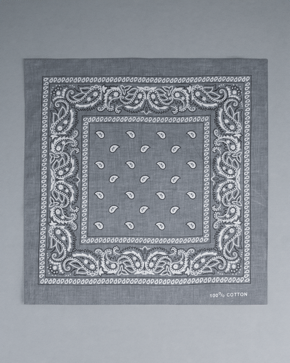 Bandana | Grey Paisley - Off Ya Tree