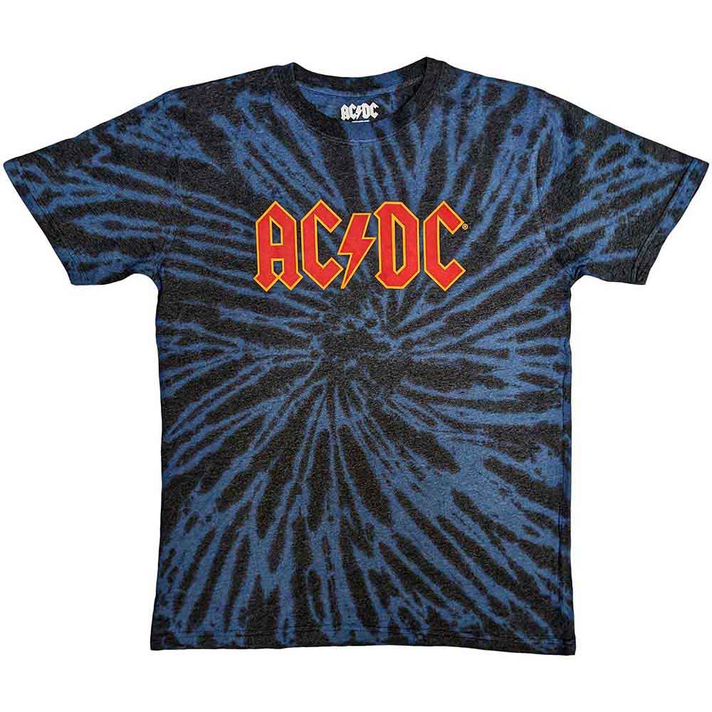 AC/DC Tie Dye Logo T-Shirt (Licensed Merch)