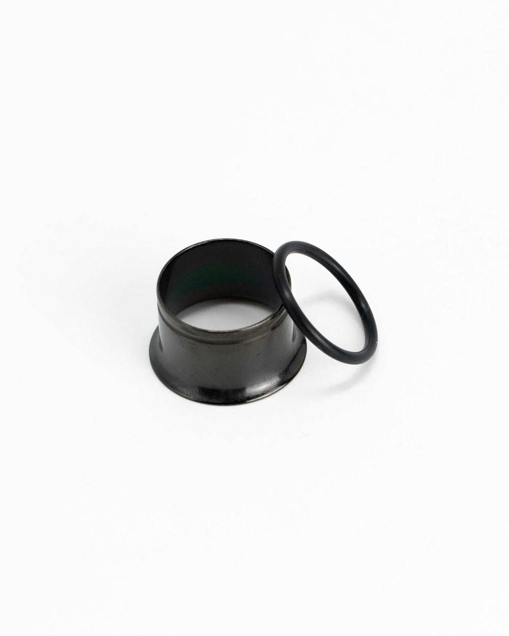Black Steel Single Flared Eyelet