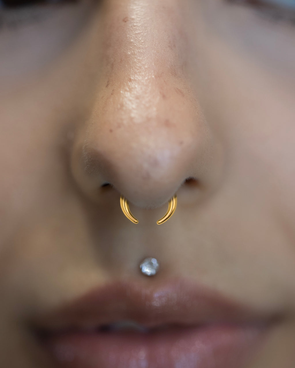 Septum Pincher Surgical Steel Gold