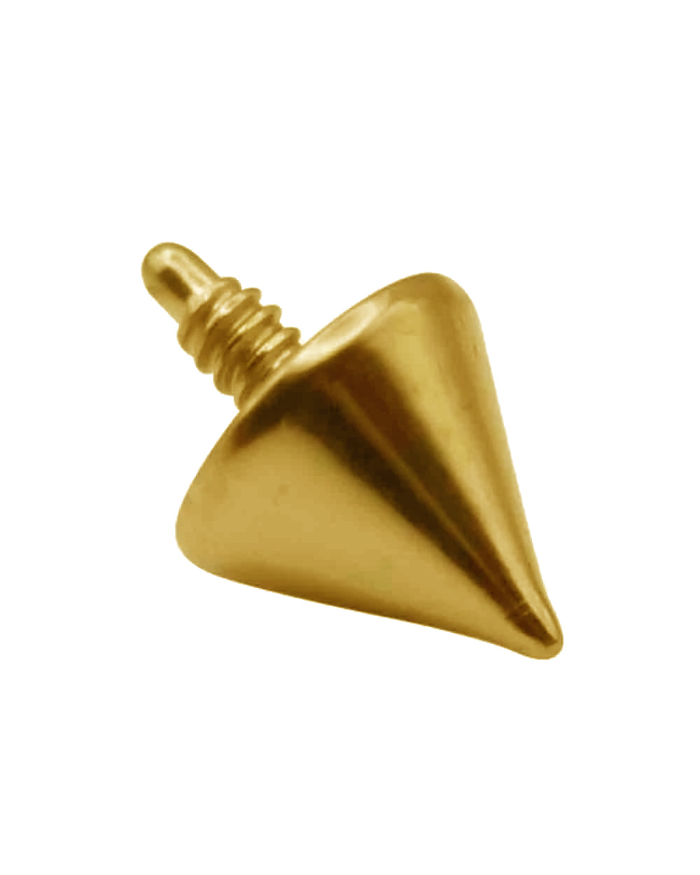 Gold pvd Titanium Internal Thread Spike