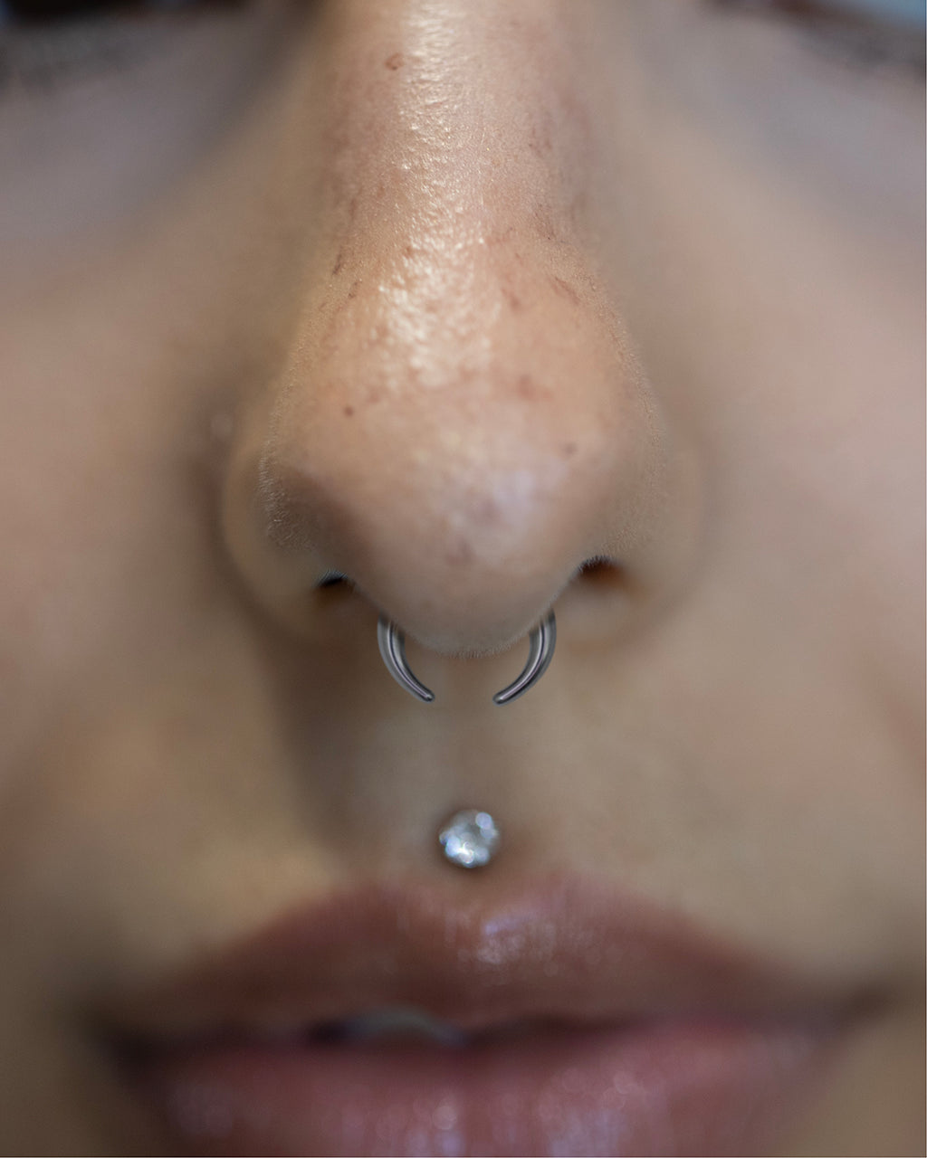 Septum Pincher Surgical Steel Silver