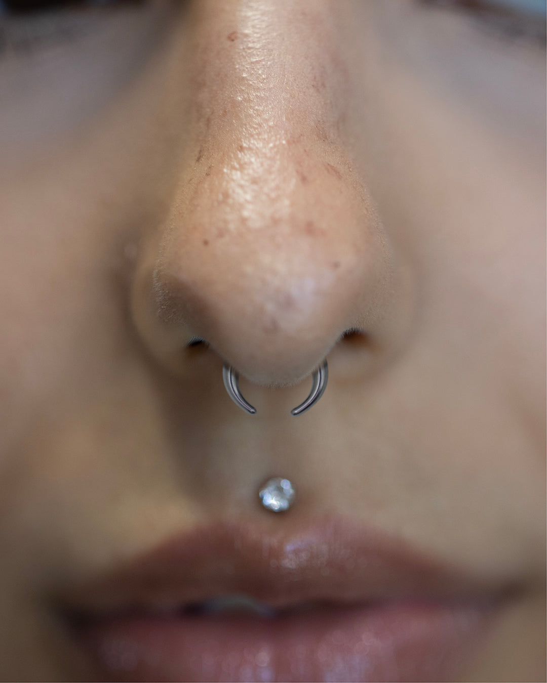 Septum Pincher Surgical Steel Silver