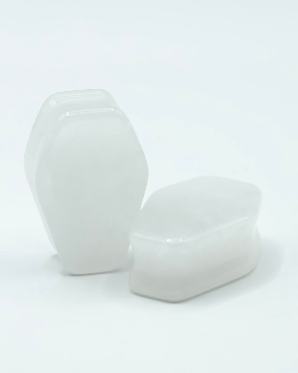 Coffin Plug White Jade