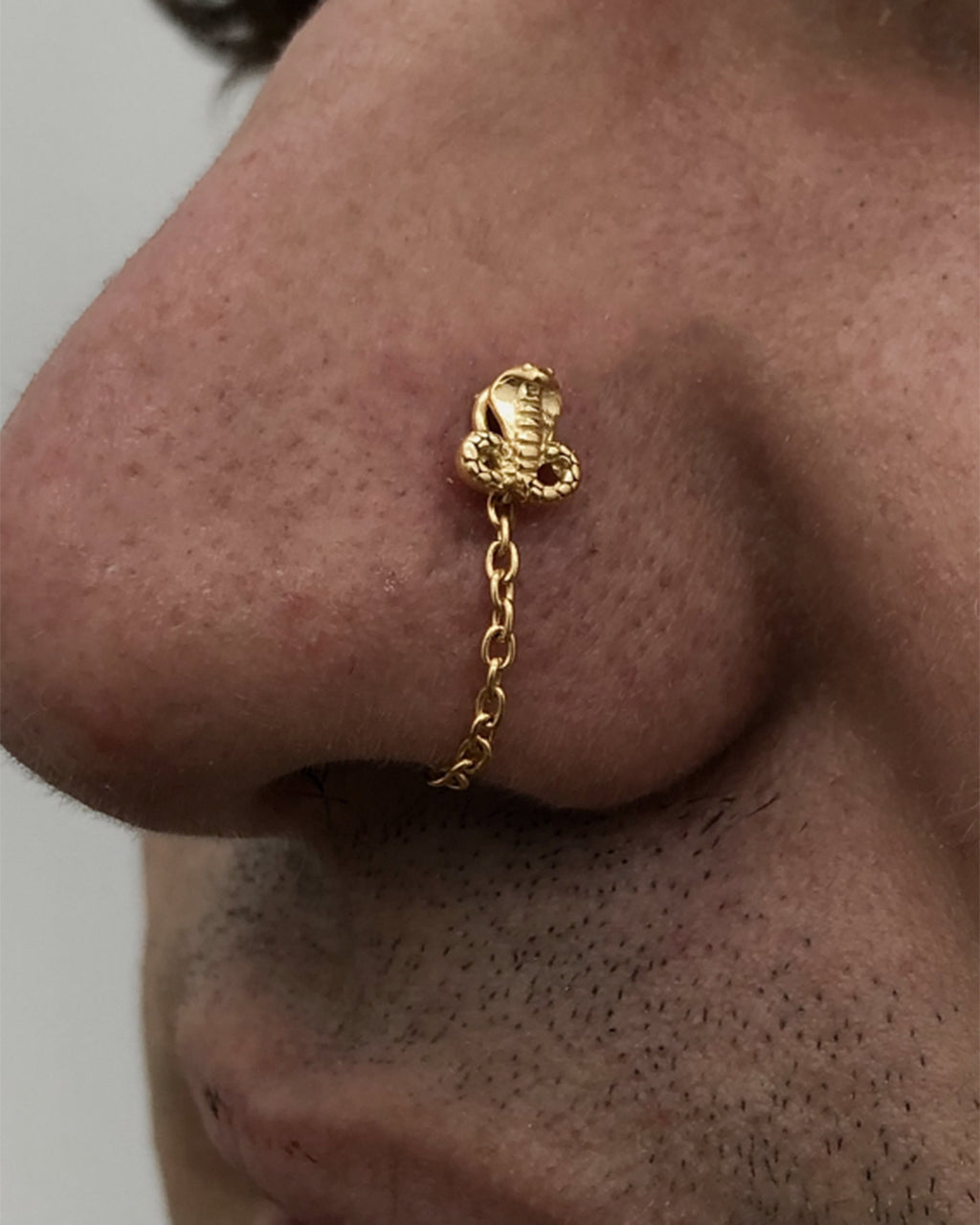 Zircon Gold Connector Chain