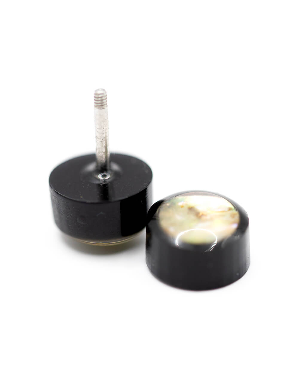 Double Sided Inlaid Abalone Fake Plugs