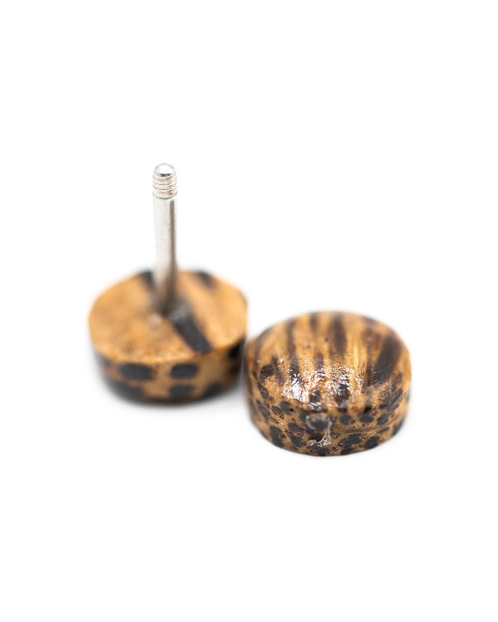 Light Palm Wooden Fake Plugs