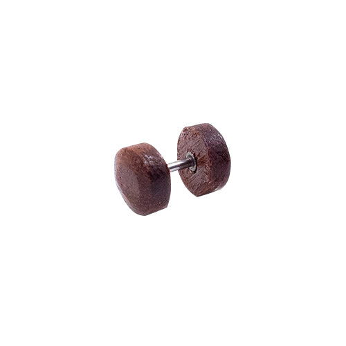 Rose Wood Wooden Fake Plugs