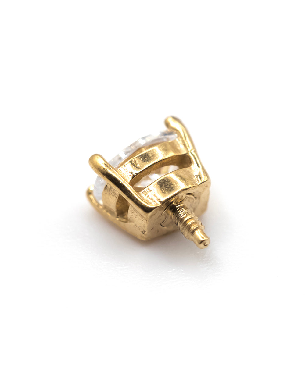 Claw Set Crystal Internally Threaded Attachment