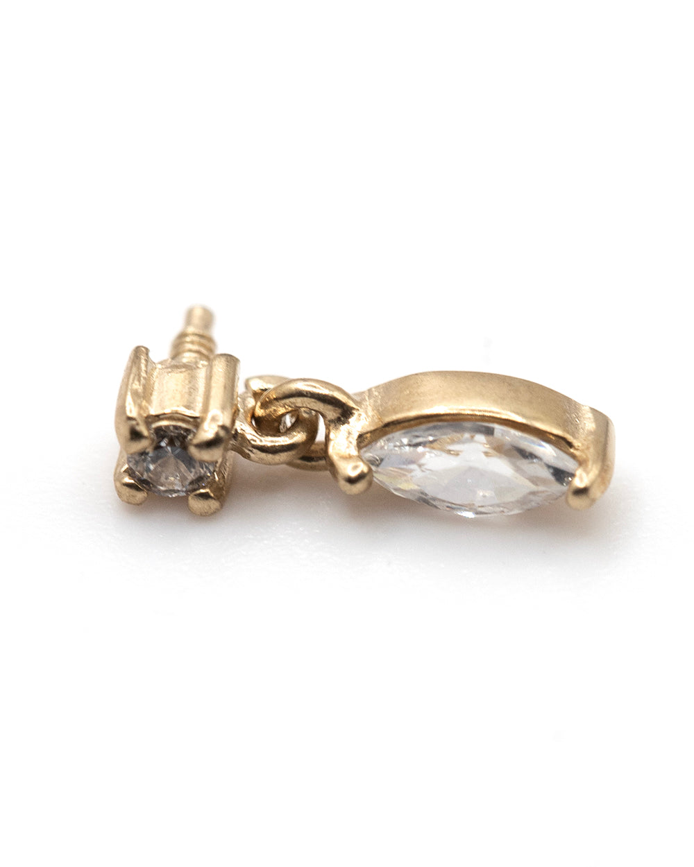 Marquise Diamonte Drop Internally Threaded Attachment
