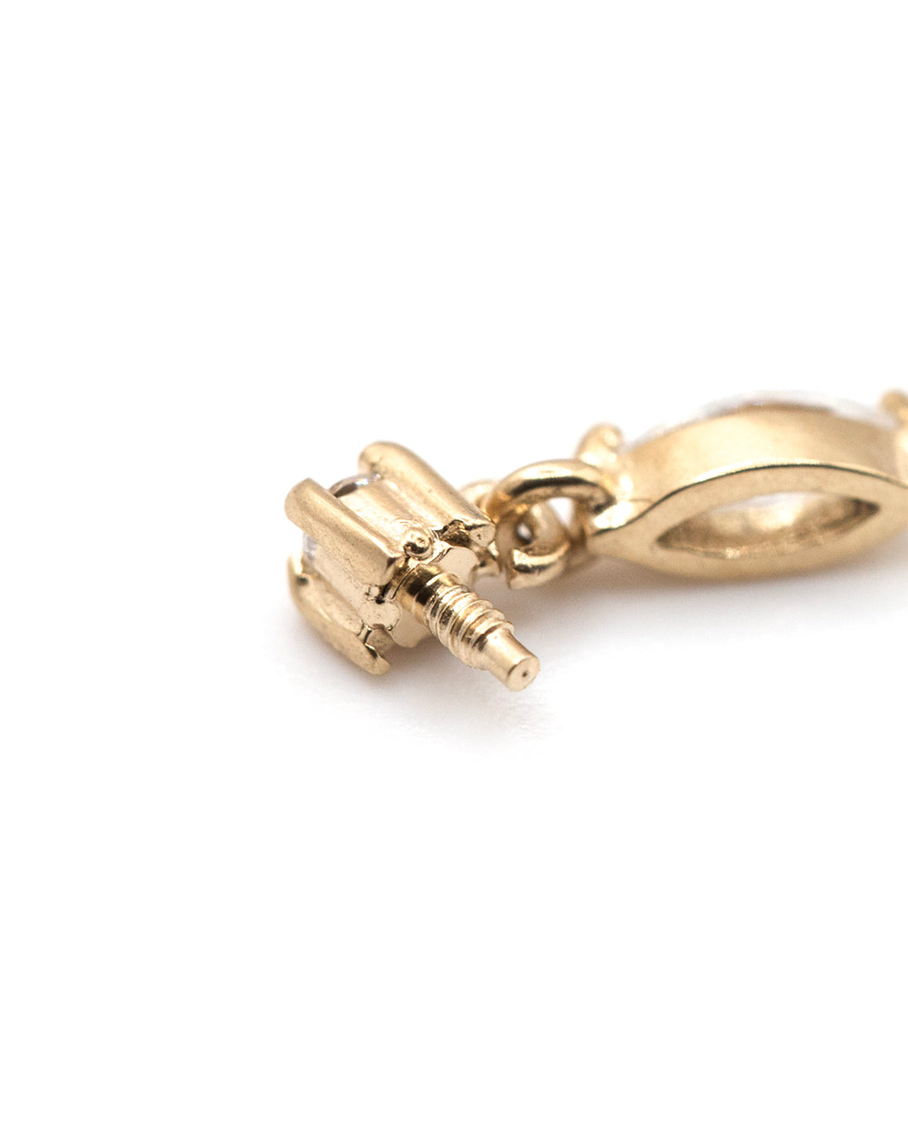 Marquise Diamonte Drop Internally Threaded Attachment