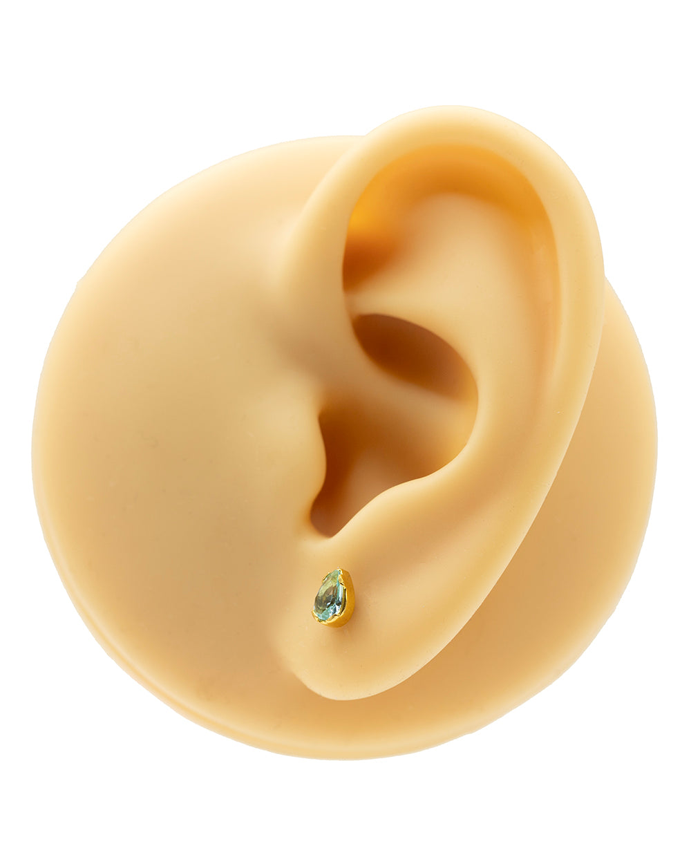 Oval Light Sapphire Internally Threaded Attachment