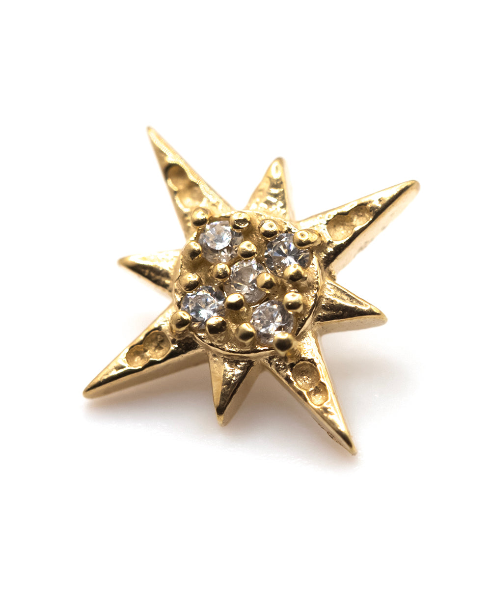 Crystal Star Internally Threaded Attachment