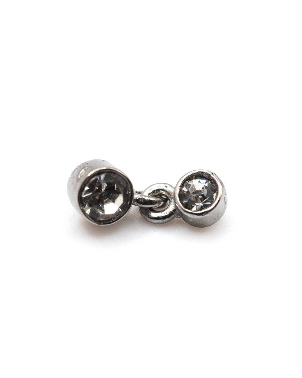 Double Diamonte Circular Internally Threaded Attachment