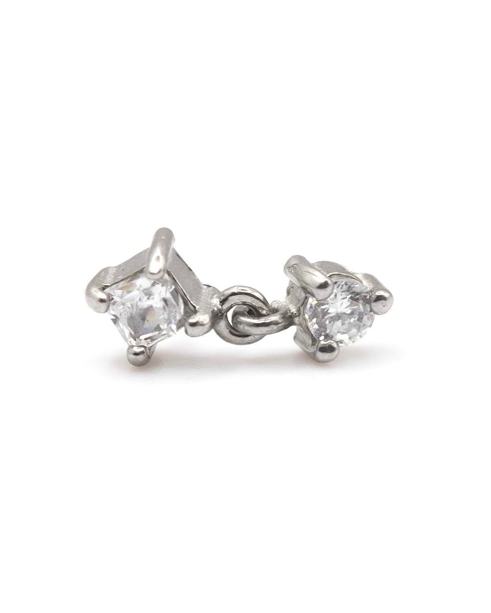 Double Dangle Diamonte Internally Threaded Attachment