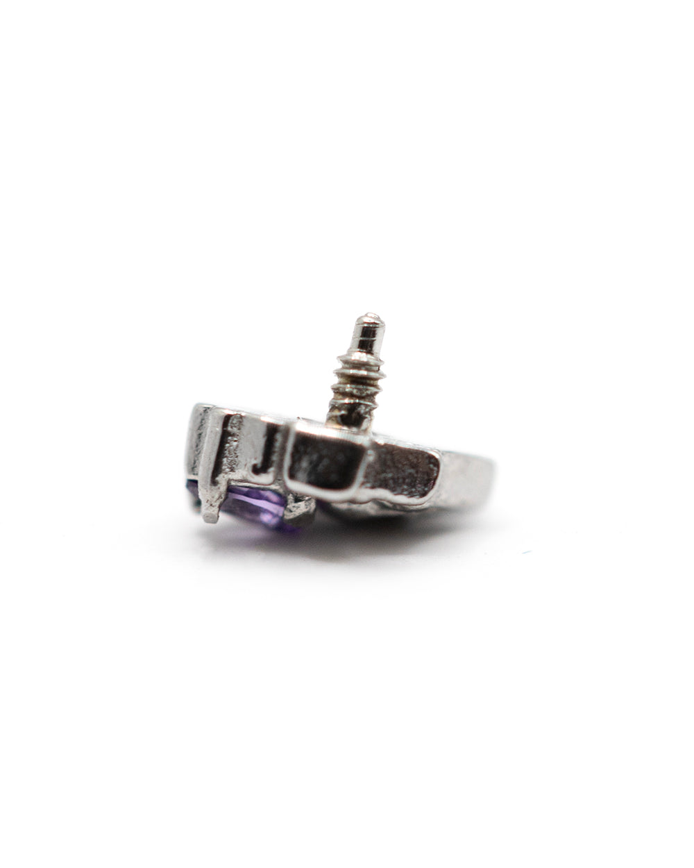 Arachnid Amethyst 16g Internal Thread S/Steel Attachment