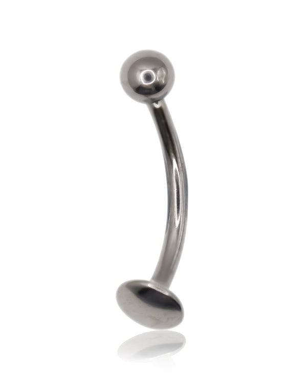 Curved Labret/ Flat Back TI Internal Thread