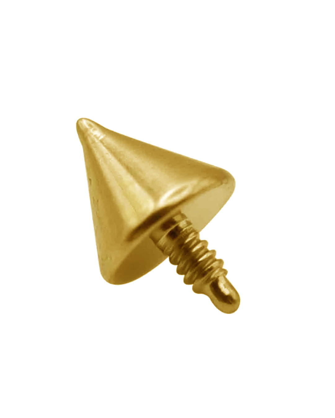 Gold pvd Titanium Internal Thread Spike