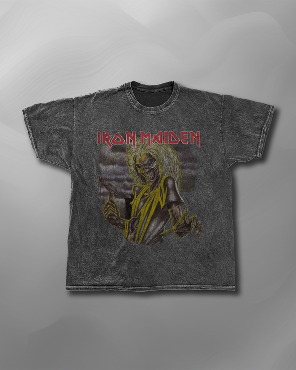 Iron Maiden - Killers Distressed Etch-Dyed T-Shirt