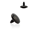 14G Black Titanium Disc Dermal Top