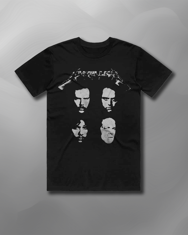 Metallica - Four Faces Retro T-Shirt