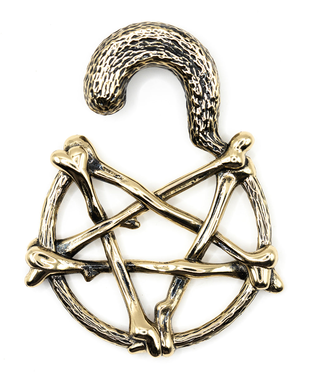 Pentagram Brass Weighted Hanger