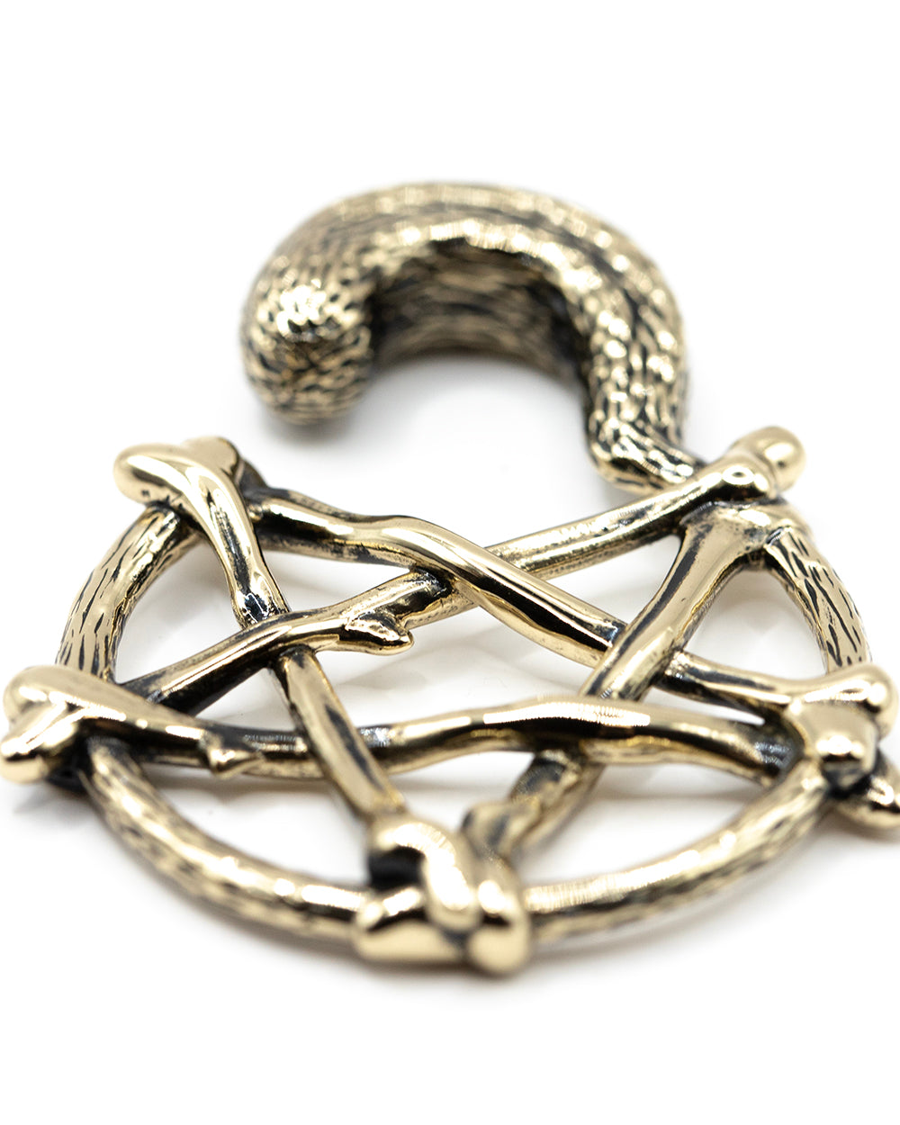 Pentagram Brass Weighted Hanger
