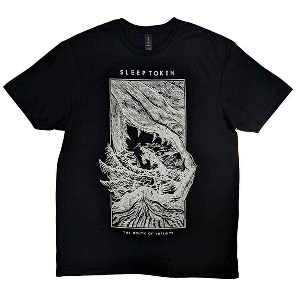 Sleep Token Mouth of Infinity Black T-Shirt (Licensed Merchandise)