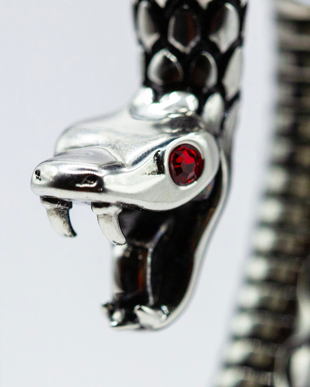 Snake Rhodium Brass Weighted Hanger